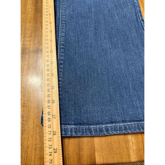 Levis 515 Jeans Womens 32x30 Blue Red Tab Denim Dark Wash Bootcut Denim - Picture 9 of 9